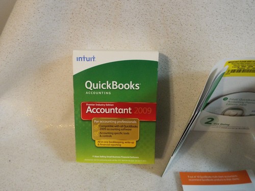 Intuit QUICKBOOKS PREMIER Industry 2009 Full-Retail w/License (Windows XP/Vista) - Picture 3 of 3