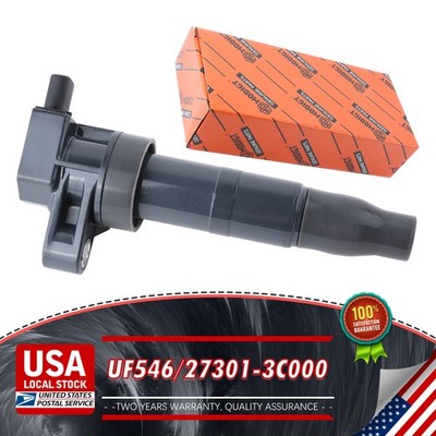 1X Ignition Coil 27301-3C000 For Hyundai Genesis Sedona Kia Sedona Sorento UF546