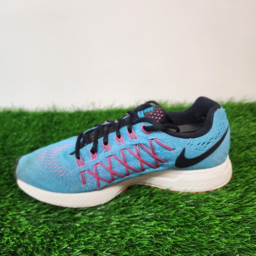 Nike Womens Air Zoom Pegasus 32 749344-408 Blue Running Shoes Sneakers Size 8 - Picture 7 of 13