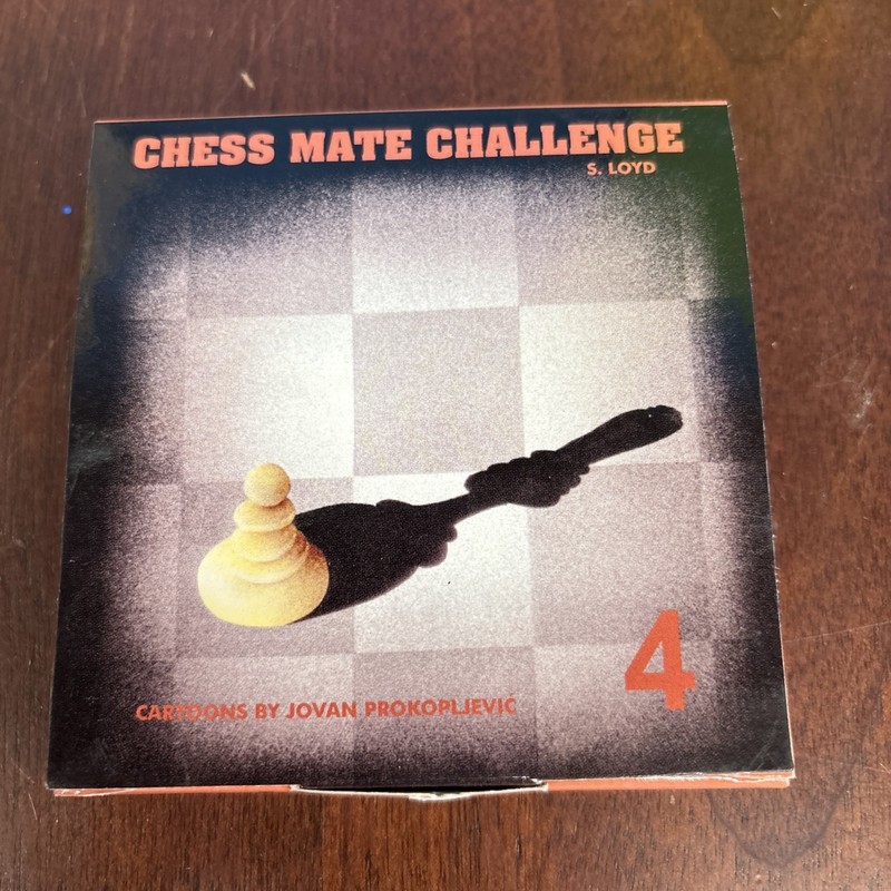 Lot 6 Vintage Chess Barware Coasters Cardboard