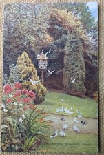 Beatrice Parsons Stonelands Dovecote Garden, East Grinstead Illustrated Postcard