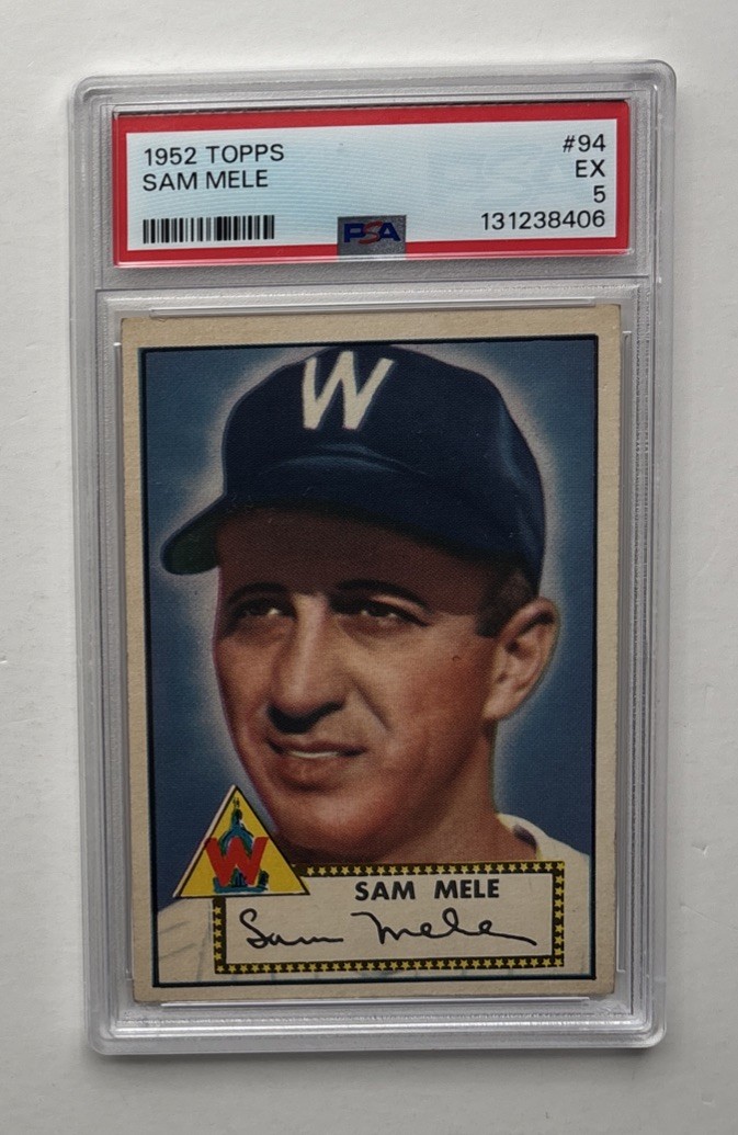 1952 Topps Sam Mele #94 PSA 5 - Washington Senators
