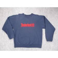 Vintage Timberland Sweatshirt Mens Large Made USA Weathergear Embroidered 90s