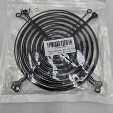 HiQltyla 140mm Fan Grill Guard Metal Black with Screws - 4 Pack