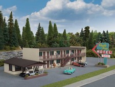 Walthers Cornerstone HO Scale Building/Structure Kit Vintage Motor Hotel