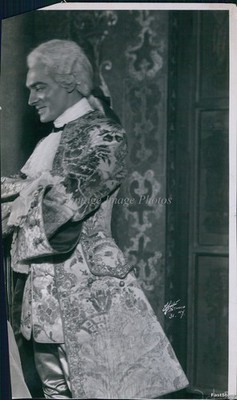 1922 Photo Unidentified Actor In Wig & Costume By White Studio, N.Y Theater 6x8
