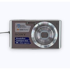 Sony Cyber-shot DSC-W610 14.1MP Digital Camera Tested Silver 4x Zoom Bundle