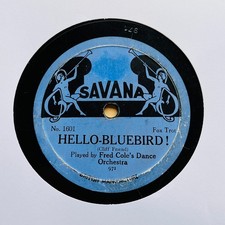 USA DANCE BANDS SAM LANIN/ ADRIAN SCHUBERT ORCHESTRAS ON RARE ‘SAVANA’ 78!