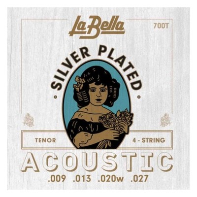 La Bella Silver PLated Tenor Acoustic Guitar String - .009