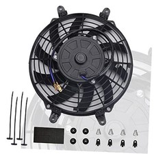 9 Inch Universal High Performance Electric Radiator Cooling Fan 12V 9" Curved