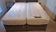 Kingsize 5ft Zip and Link Divan Bed with 1500 Pocket Sprung Mattresses SKS