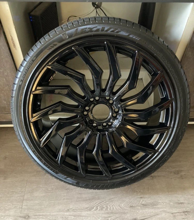 VCT Chopper 22x10 Black Rims & Tires - Bild 2 von 4