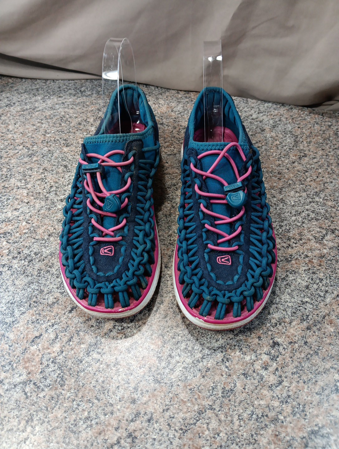 Keen Uneek 02 1015482 sandali unisex acqua blu giovani molto bacche taglia 6