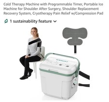ICENURT Cold Therapy Machine with Programmable Timer, Portable Ice Machine