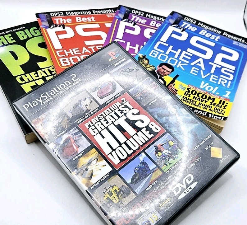 PS2 Cheat Bundle - The Best PS2 Cheats Book Ever! Vol. 1, 2 & 3 & More