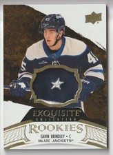 2024-25 EXQUISITE COLLECTION ROOKIE PATCH STAR LOGO GAVIN BRINDLEY 07/25