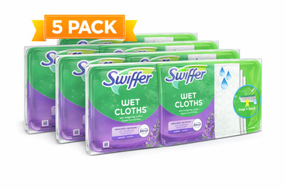 Swiffer WetJet Wet Mopping Cloths   5-Pack Value Bundle