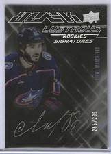 2022-23 SPX #LS-KM Kirill Marchenko UD Black Lustrous Rookie Signature 255/299