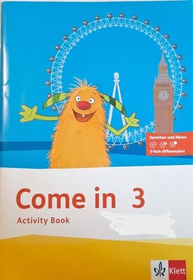 Come in 3 Activity Book I mit Bild-/Wortkarten + Audio-CD 3. Schuljahr I  Gut