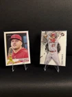 Topps Mike Trout Heritage Lot | Angels | MLB Baseball | Standard | 2 Cards