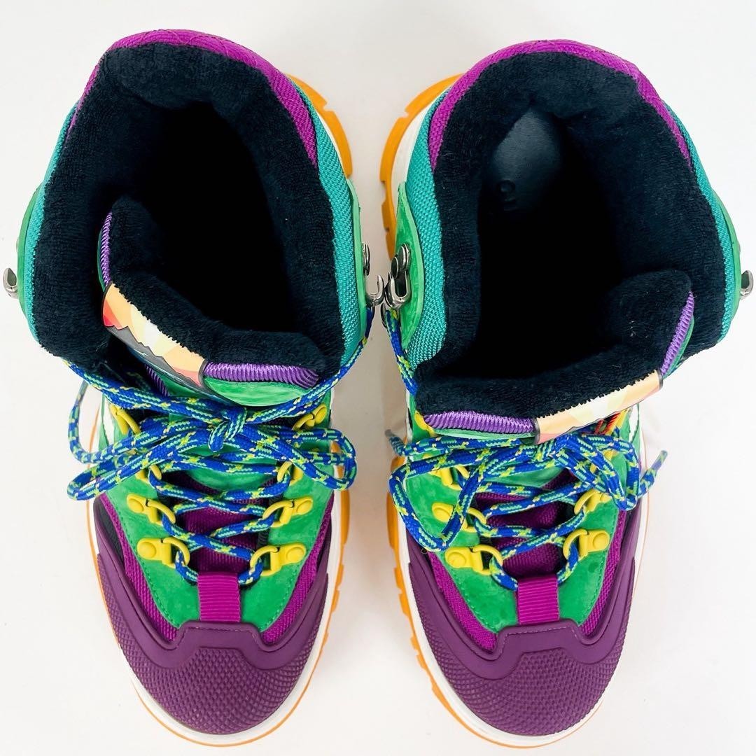 Gucci Adidas Lace-Up Trekking Boots Multi-Color US 6.5 Excellent Used No Box F/S thumbnail 2