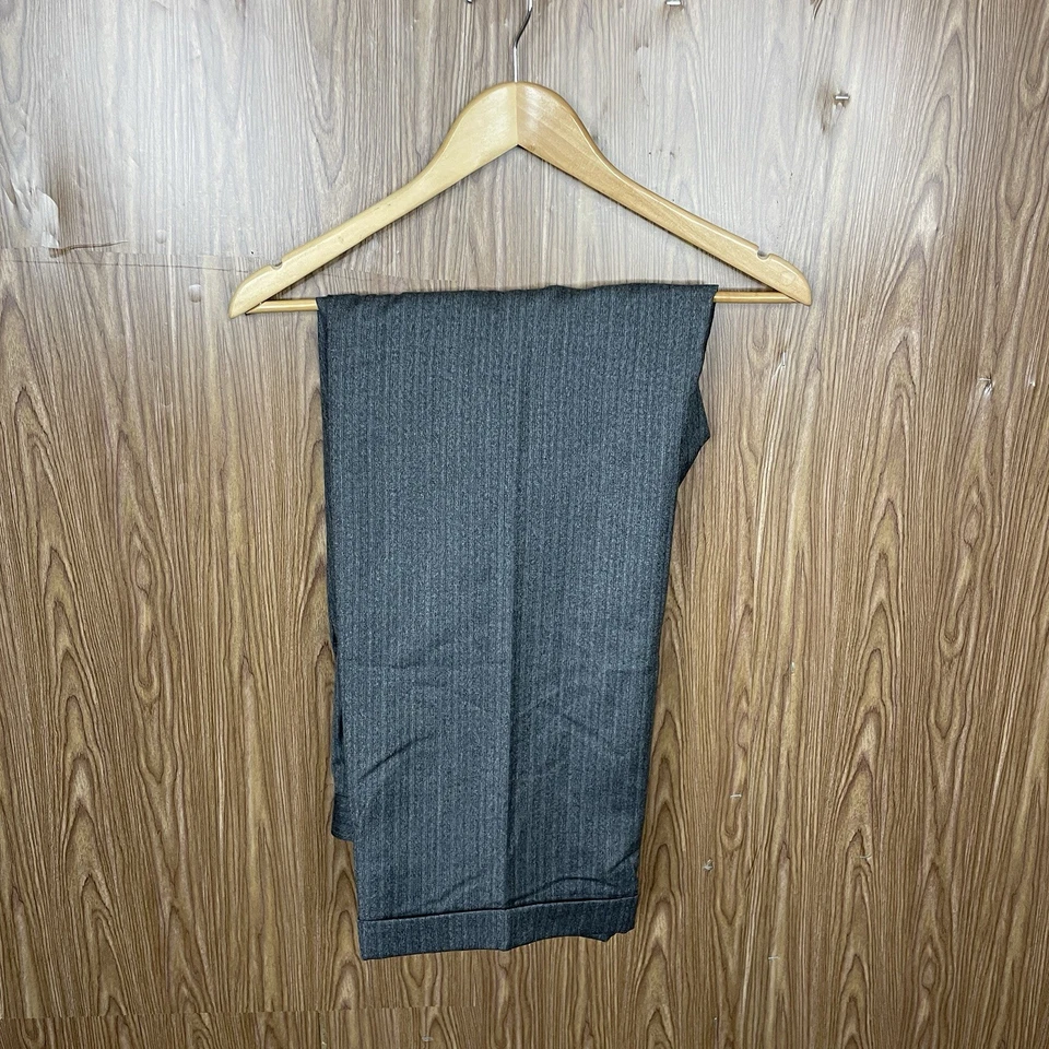 Terno masculino Lauren Ralph Lauren 2 peças 44R 36x29 cinza espinha de peixe lã cashmere - Imagem 2 de 4