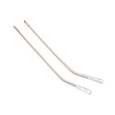 1 Pair Metal Eyeglass Temple Replacement for Home Durable Golden Frame Tips