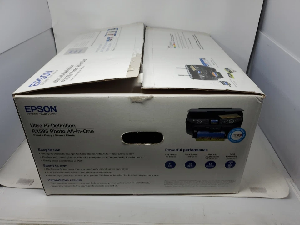 Epson Ultra Hi Definition Stylus Photo RX595 All-in-One Printer (C11C693201) - Image 3 of 4
