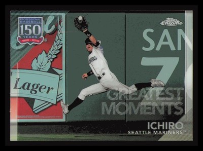 Ichiro Suzuki 2019 Topps Chrome 150 Years Greatest Moments Refractor #150C-3