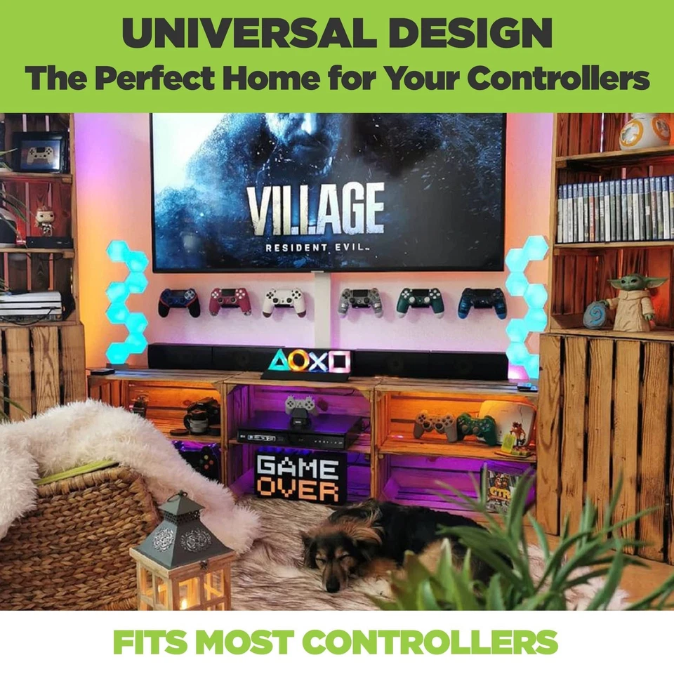 HIDEit Uni-C Pro Controller Wall Mount - Rubber Dipped Steel Mount for PS5 Pr... - Image 4 of 4