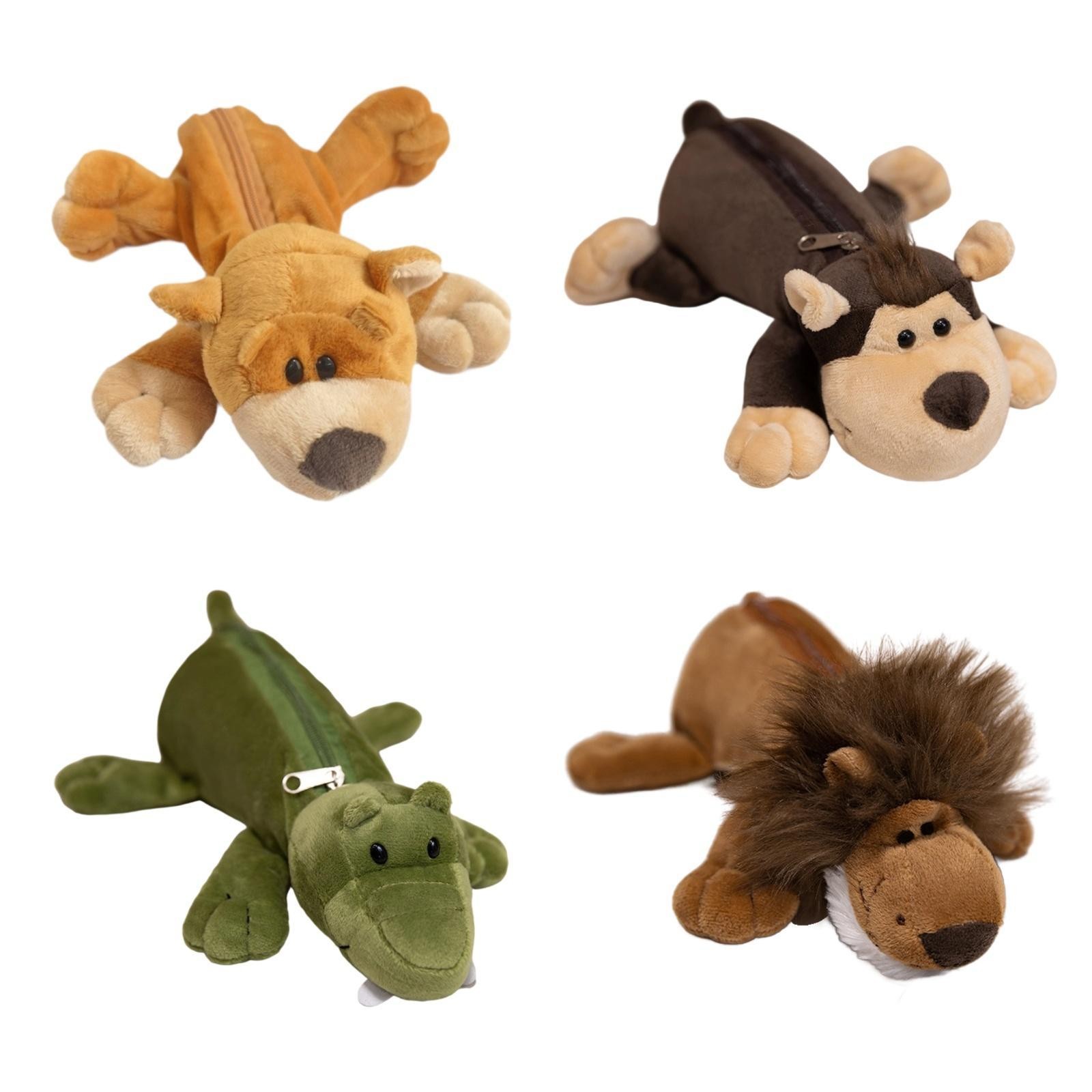 Estuche de plumas de peluche, soporte para bolígrafos, bolsa de maquillaje multiusos,