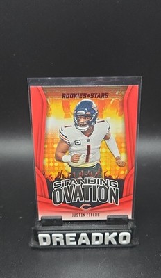 2023 Panini Rookies & Stars - Standing Ovation Justin Fields #SO-13 Red