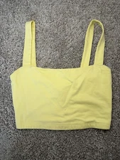 Forever 21 Women’s Yellow Crop Top Size S