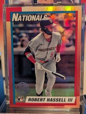 2025 Topps Update Series - 1990 Topps Baseball Robert Hassell III #U90-41 