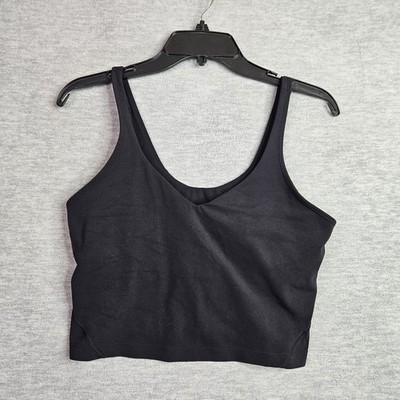 Lululemon Align Tank Workout Yoga Four way Stretch Black Women's Size 10 W1CW4S