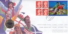 GB 1999 RUGBY WORLD CUP £2 COIN FDC