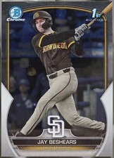 2023 Bowman Draft #BDC-166 Jay Beshears Chrome Baseball NM