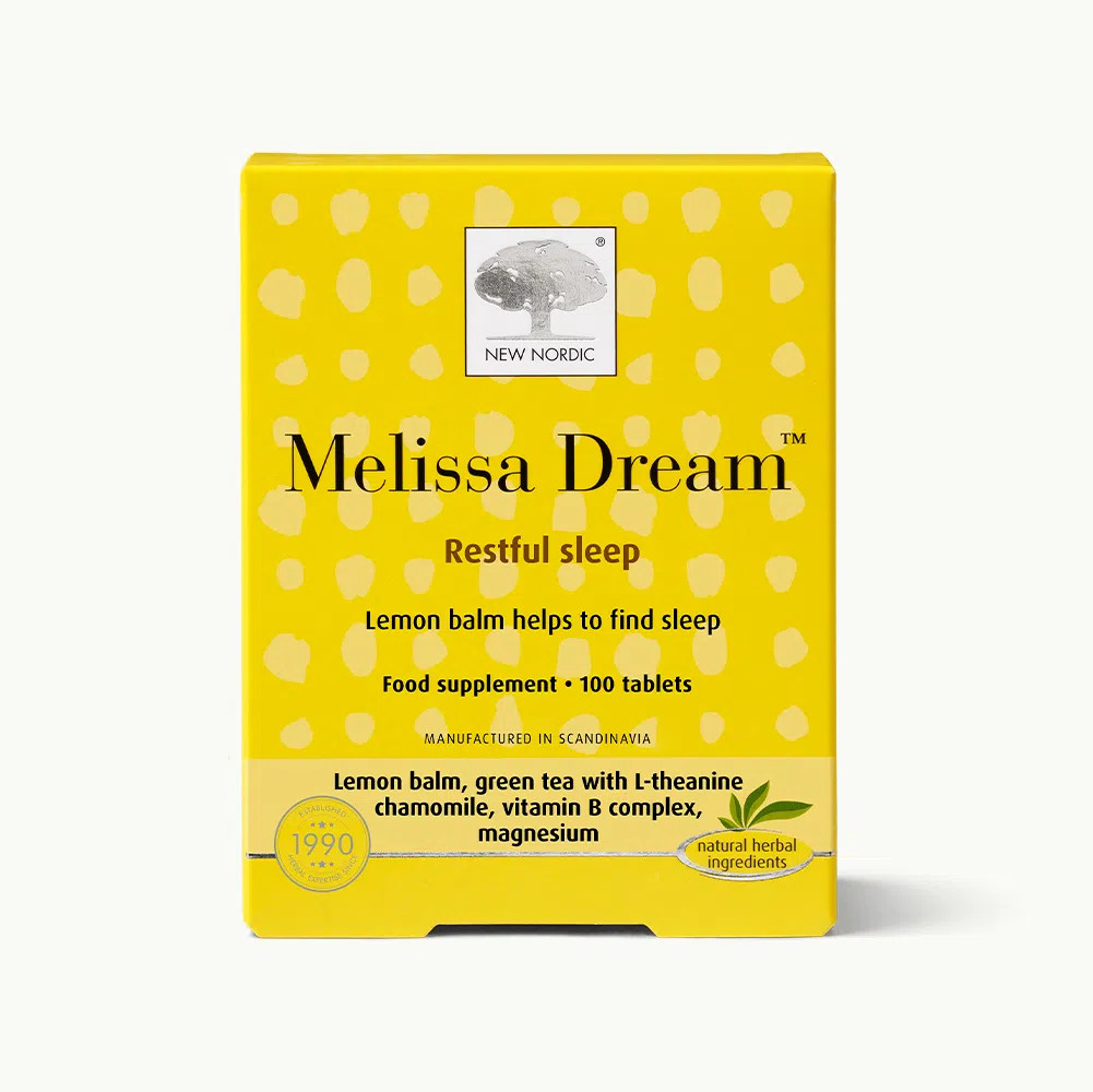 New Nordic MELISSA DREAM™ | Restful sleep Food Supplement| 100 Tablets Shortdate