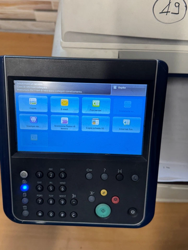 Xerox WorkCentre 3655 Multifunzione A4 Laser B/N Duplex - Funzionante - Immagine 3 di 4