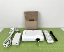 LG - CineBeam PH550 720p DLP Portable Projector - White