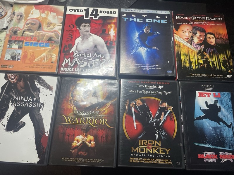 martial arts dvd lot