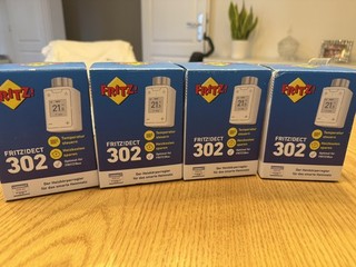 4x AVM Fritz!Dect 302 Set Funk Heizkörper Thermostat Smart Home gebraucht