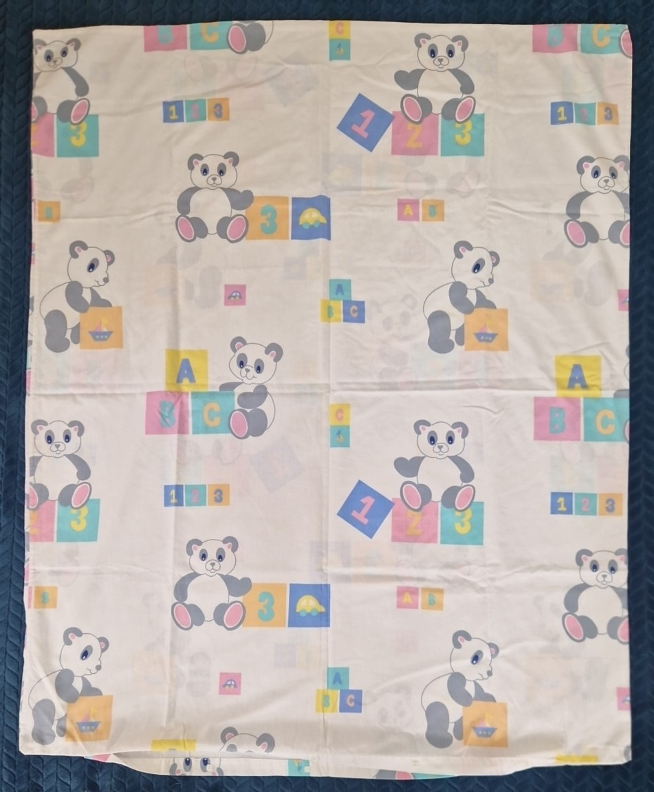 Copripiumino trapuntato Zorbit orso panda 100x120