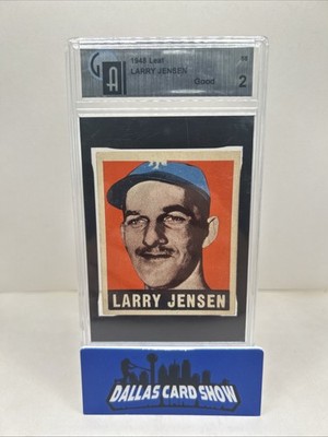 1948 Leaf #56 Larry Jensen GA 2 Good New York Giants