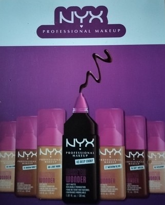Choice of NYX Soft Buildable Make 'Em Wonder 24 Hr Matte Foundation