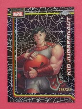 2026 Topps Chrome Marvel Comics Kid Juggernaut 298/399 Spider-Web Refractors #64