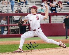 Wes Mendes FSU Florida St Signed 8x10 Photo 2026 Draft