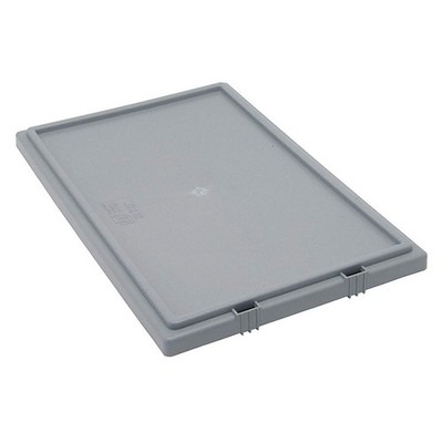 QUANTUM STORAGE SYSTEMS LID241GY Lid,Gray,Polyethylene,20 7/8 in 8TM58