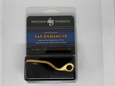 OLEG SAXOPHONE ENHANCER - SOPRANO STRAP RING for SELMER MARK VI - GOLD FINISH