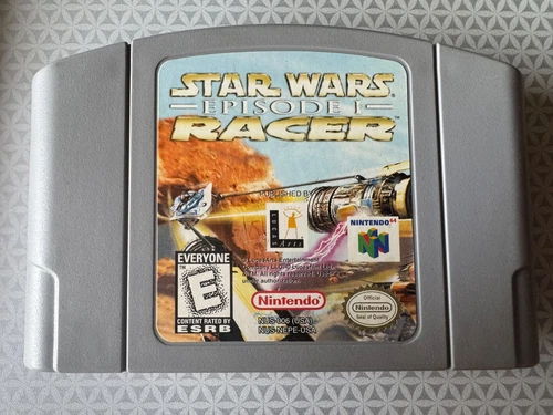 Star Wars Episode 1 Racer N64 Nintendo 64 1999 Tested Working Authentic